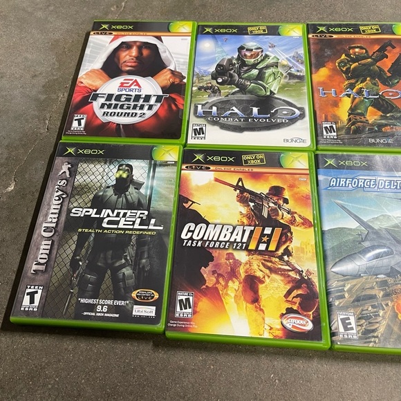 Lot of 8 Xbox Games – Halo 1 & 2, Splinter Cell, Hitman, Breakdown, Airforce ETC - Picture 3 of 6